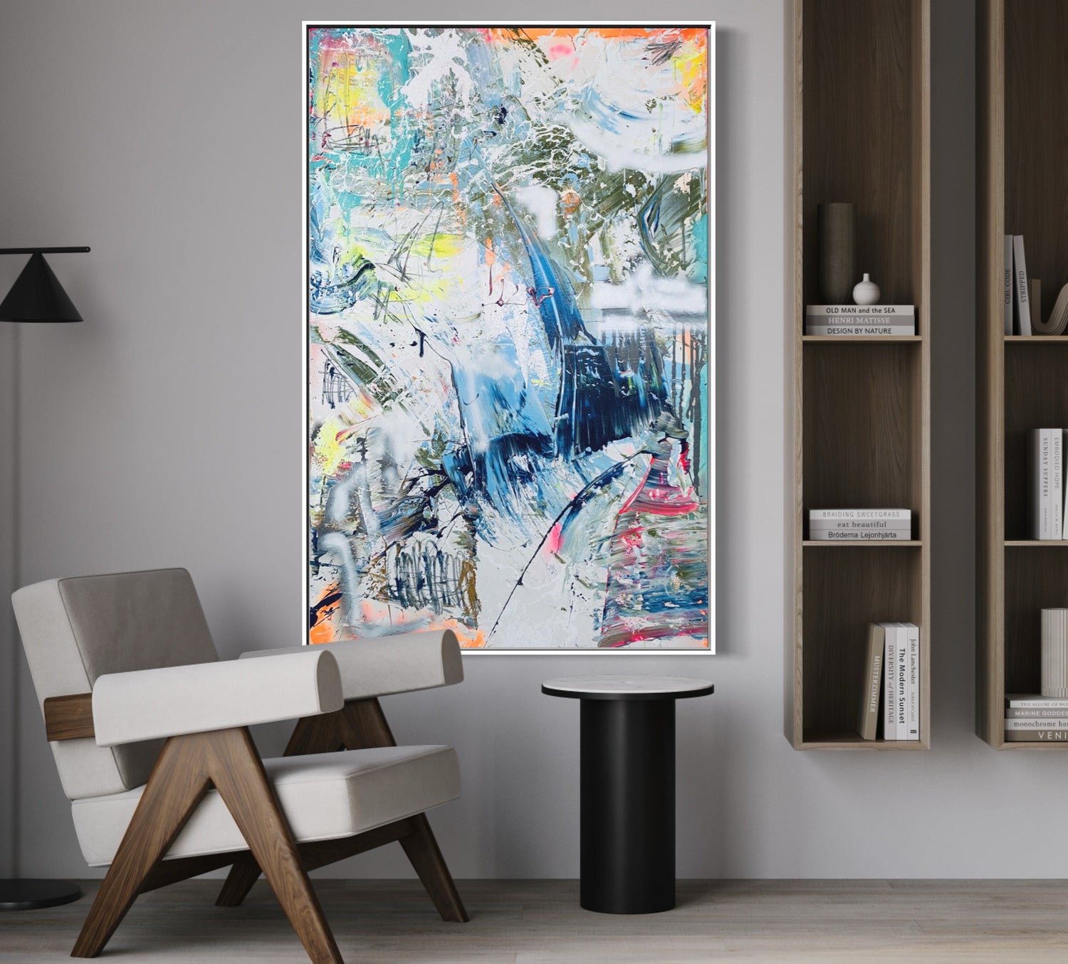 Das bei Cartier ausgestellte Leinwandbild I am by Theresa Kallrath ist bekannt aus Ausstellungen, Kooperationen und der Werbung. Wie zum Beispiel aus der Westwing Kooperation, wo es das Bild als Kunst Puzzle zu kaufen gibt. Als Print Poster im Weiteren.