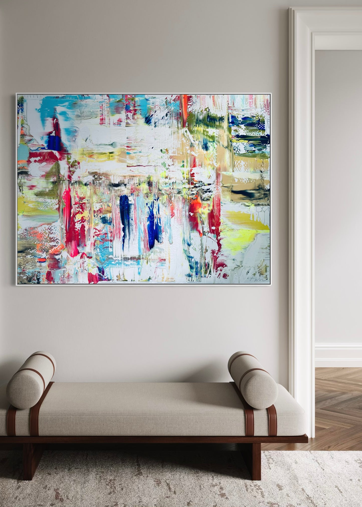 LOVE HOPE MISERY / 120 X 160 CM LEINWAND