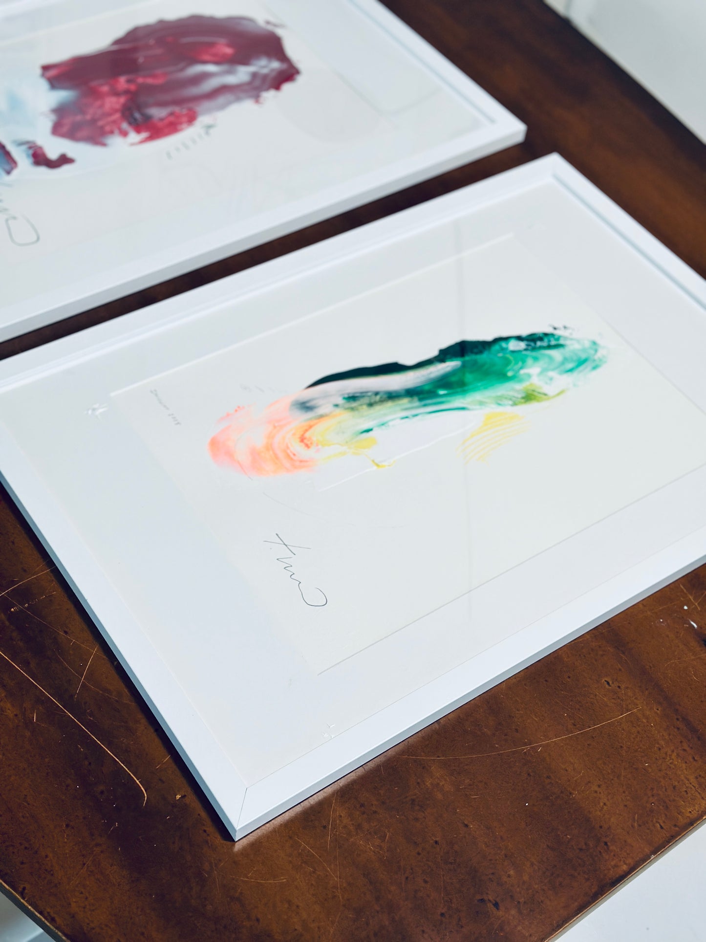 EINFALL / 40 X 60 CM GERAHMT