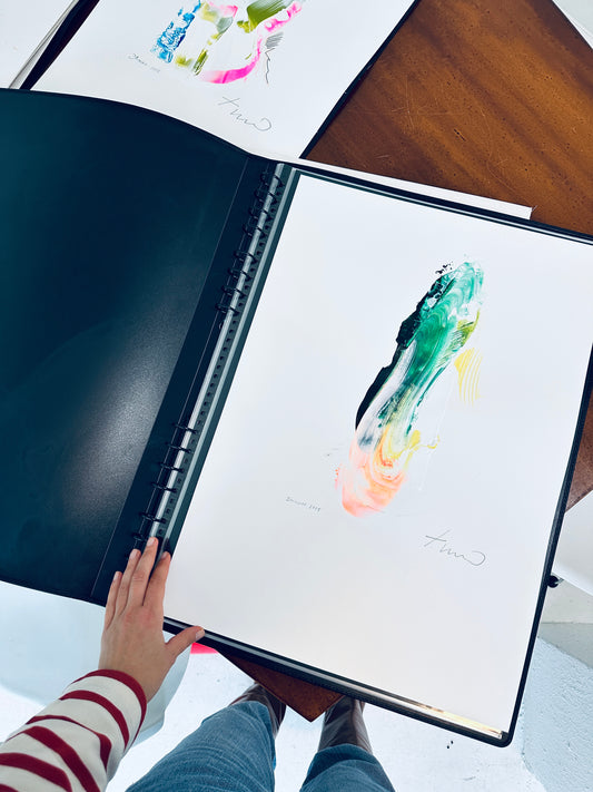 EINFALL / 40 X 60 CM GERAHMT