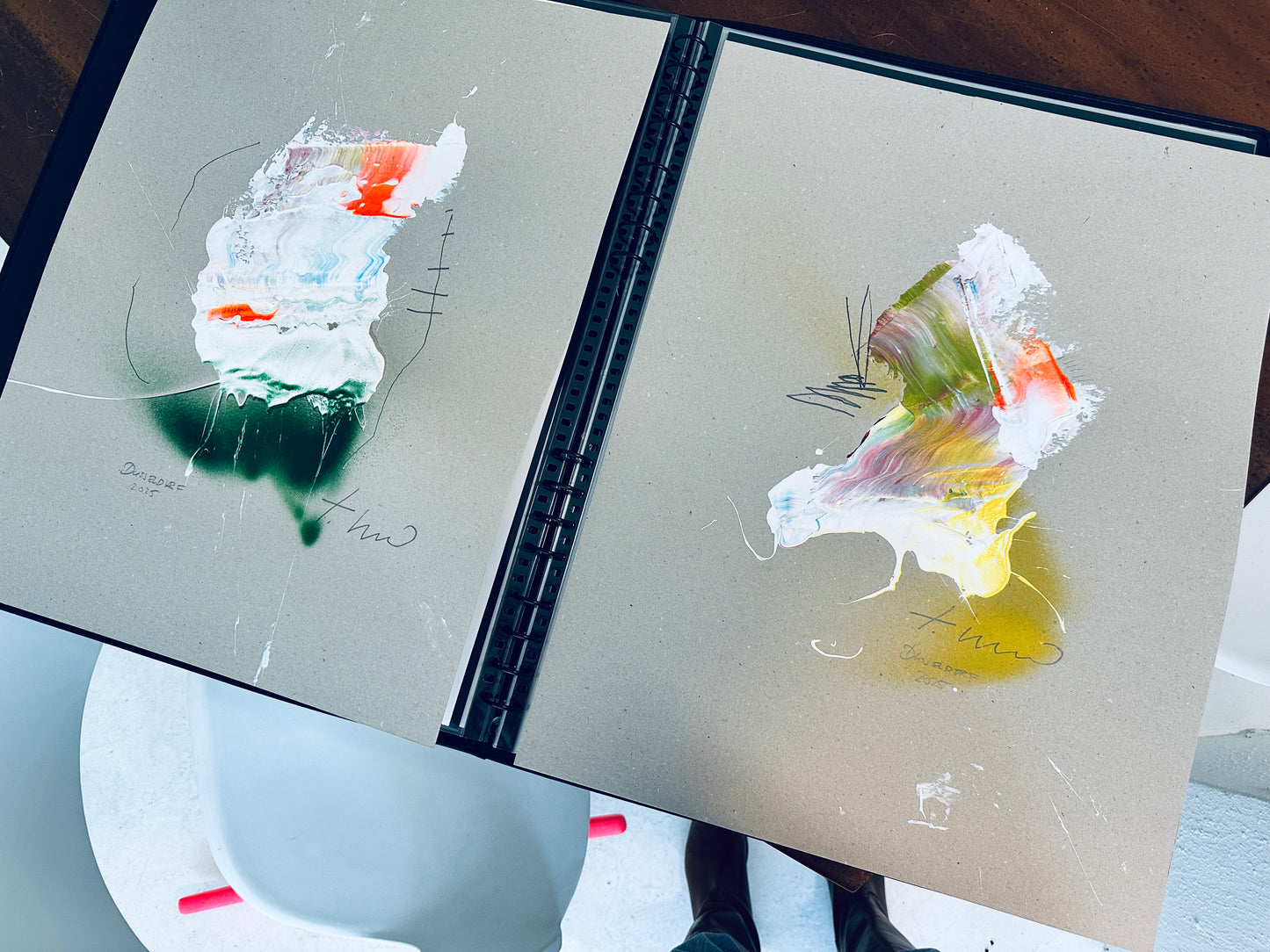 SONNEN WANDERUNG / 50 X 70 CM GERAHMT