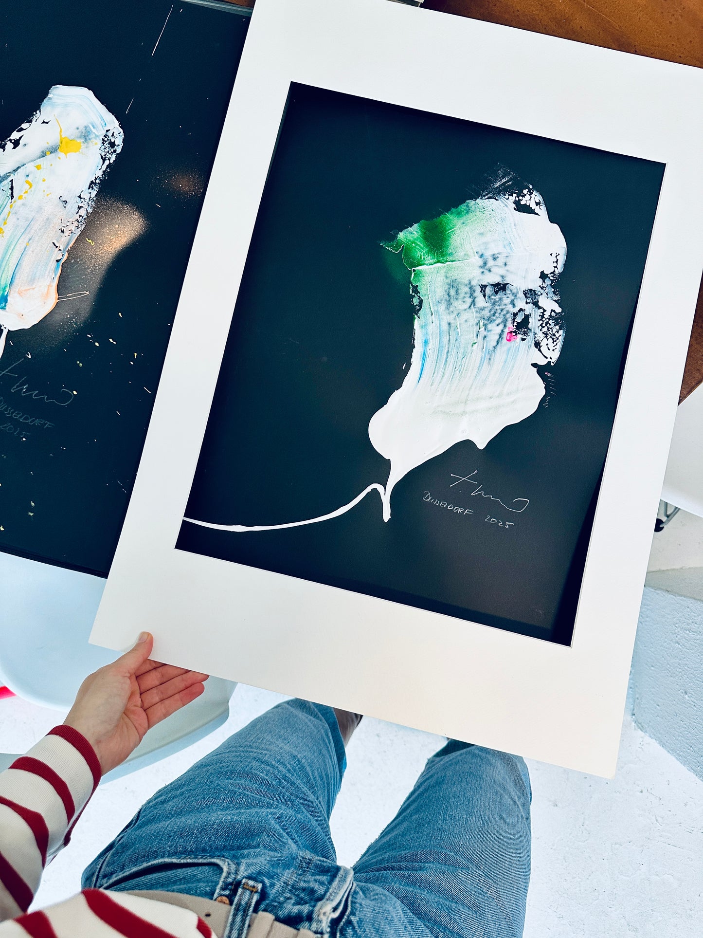 MOON WALK /40 X 60 CM GERAHMT