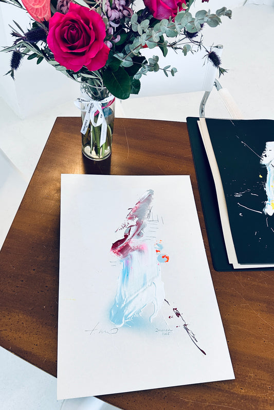 BELLE / 50 x 70 CM GERAHMT