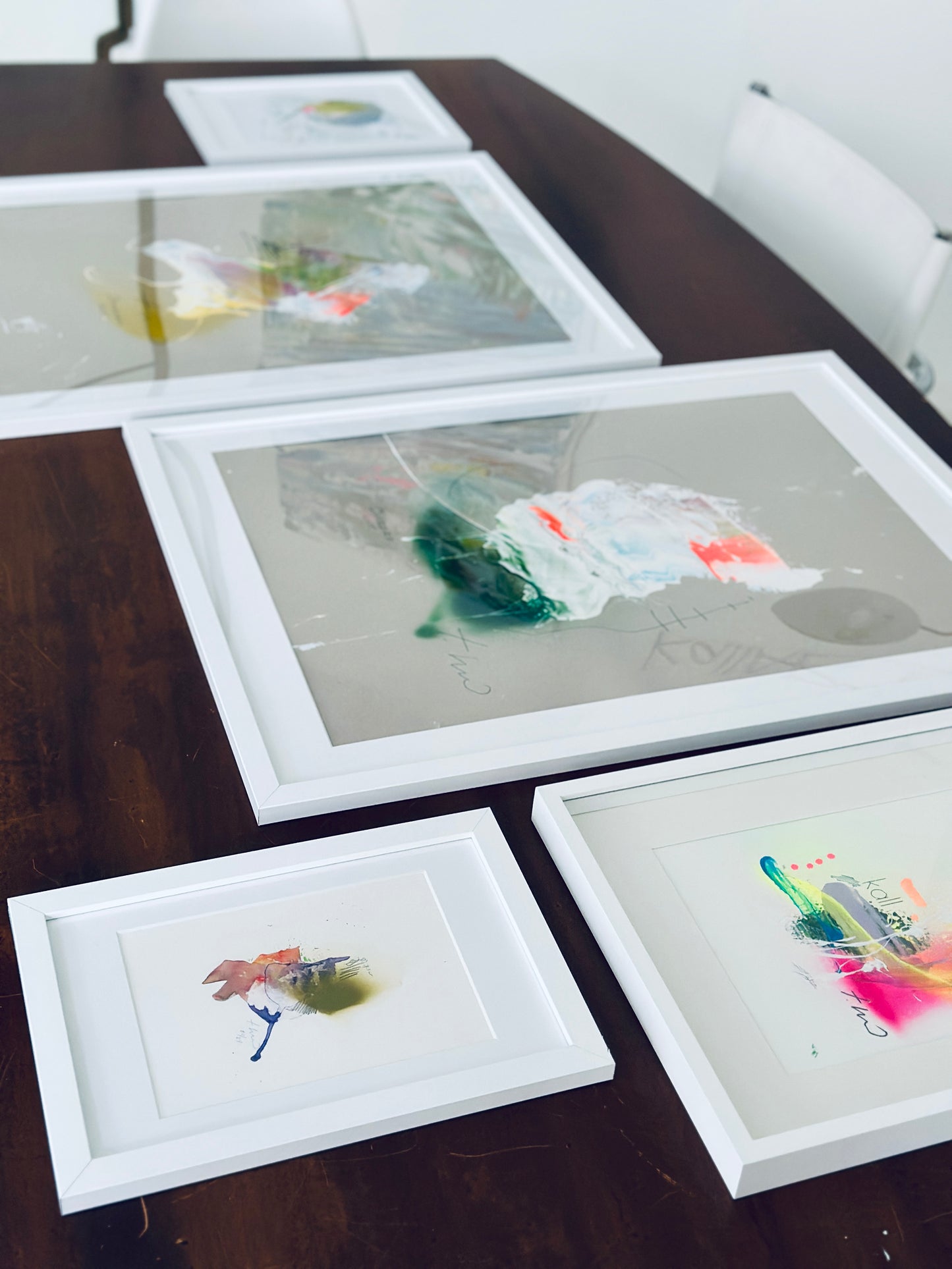 SONNEN WANDERUNG / 50 X 70 CM GERAHMT