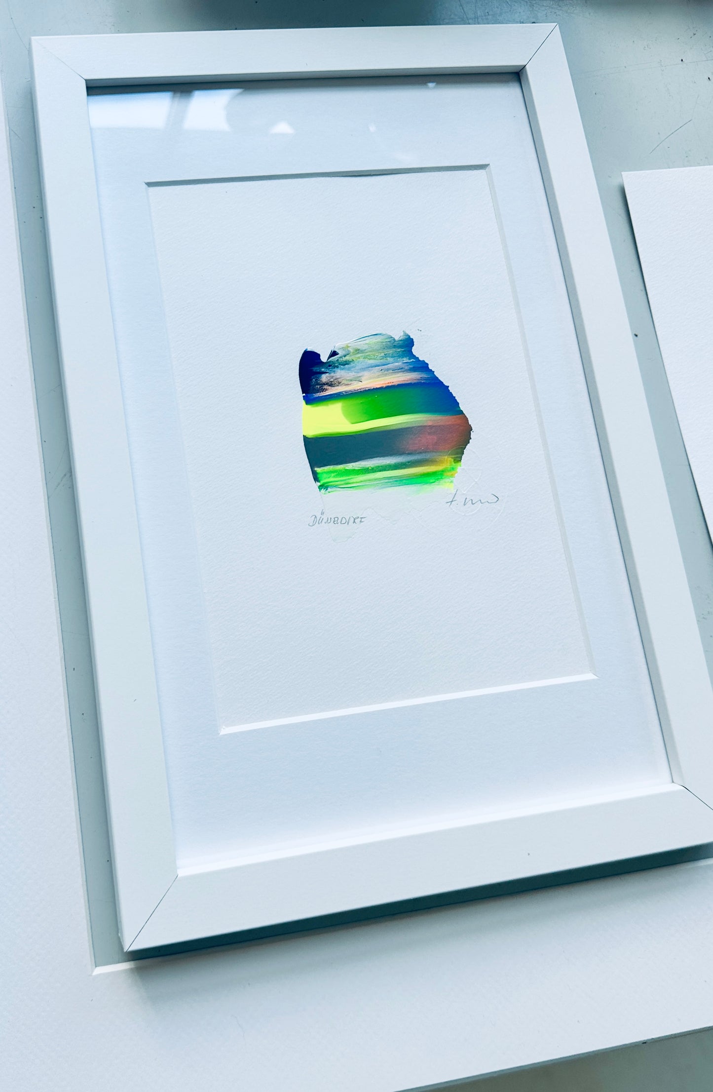 SAMSTAGS / 24 X 33 CM GERAHMT