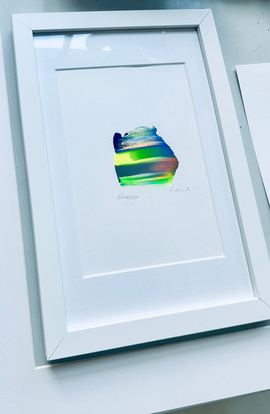 SAMSTAGS / 24 X 33 CM GERAHMT