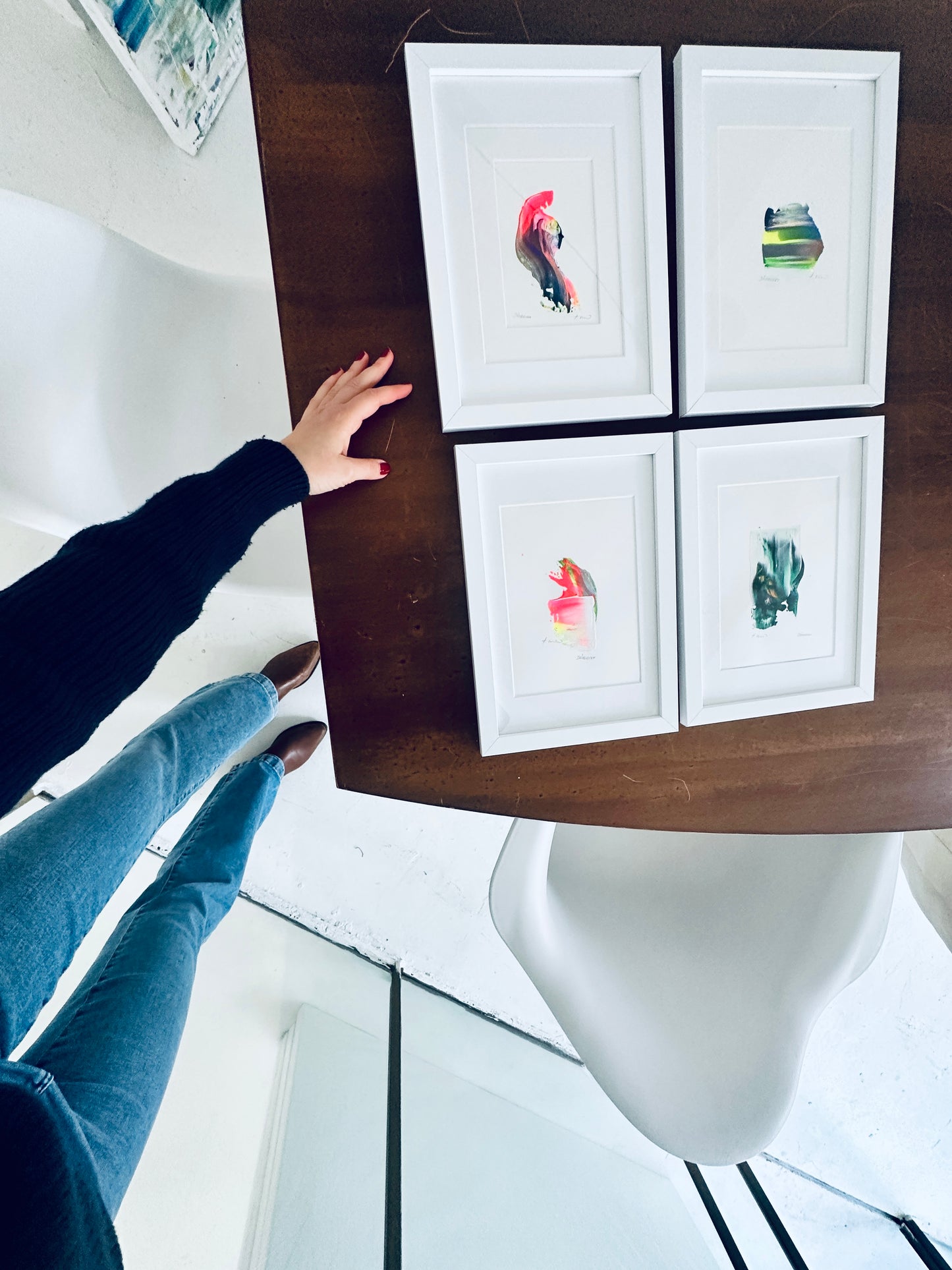 LETS FETZ / 24 X 33 CM GERAHMT