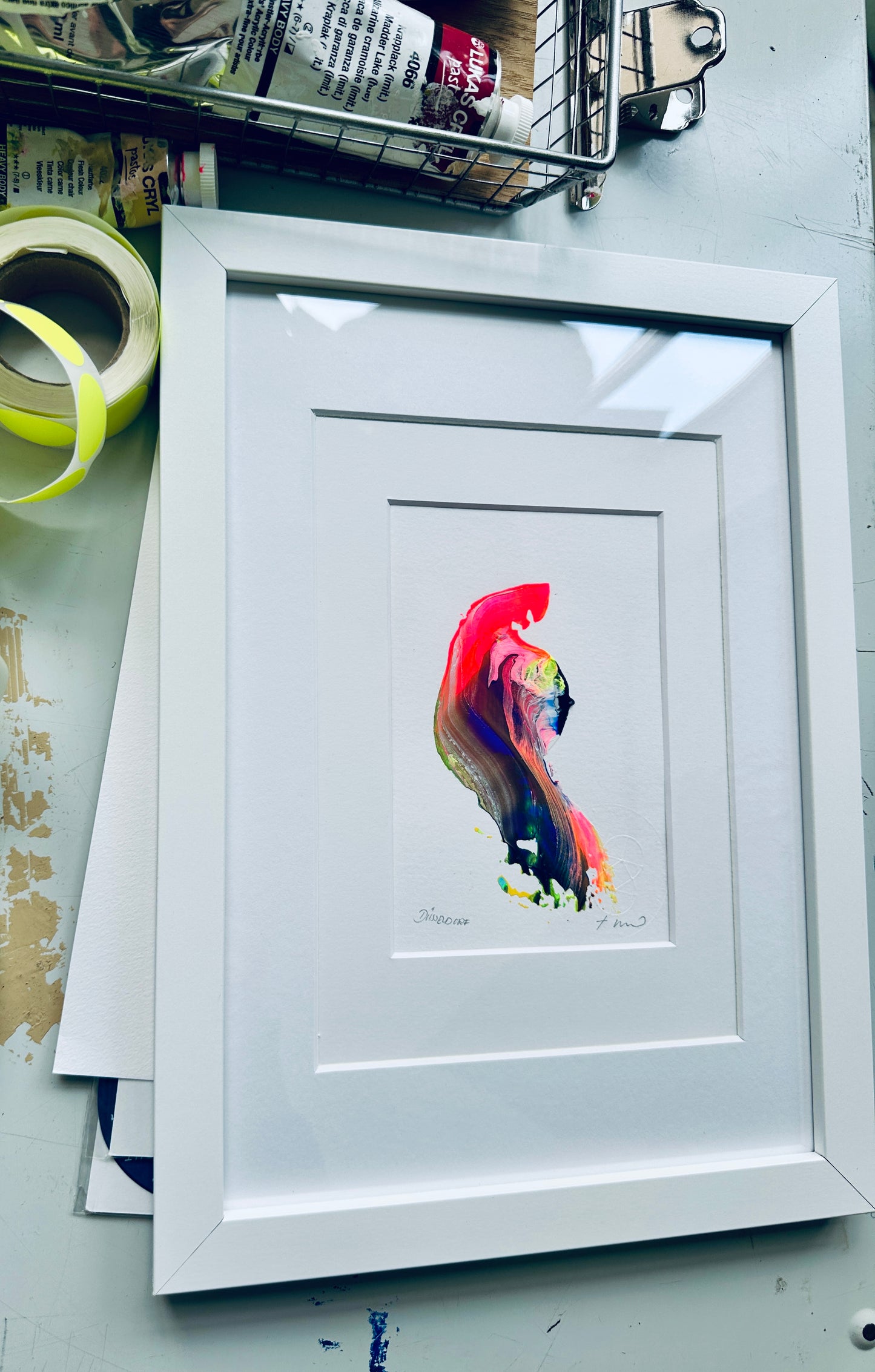 MORGENSTUND / 24 X 33 CM GERAHMT