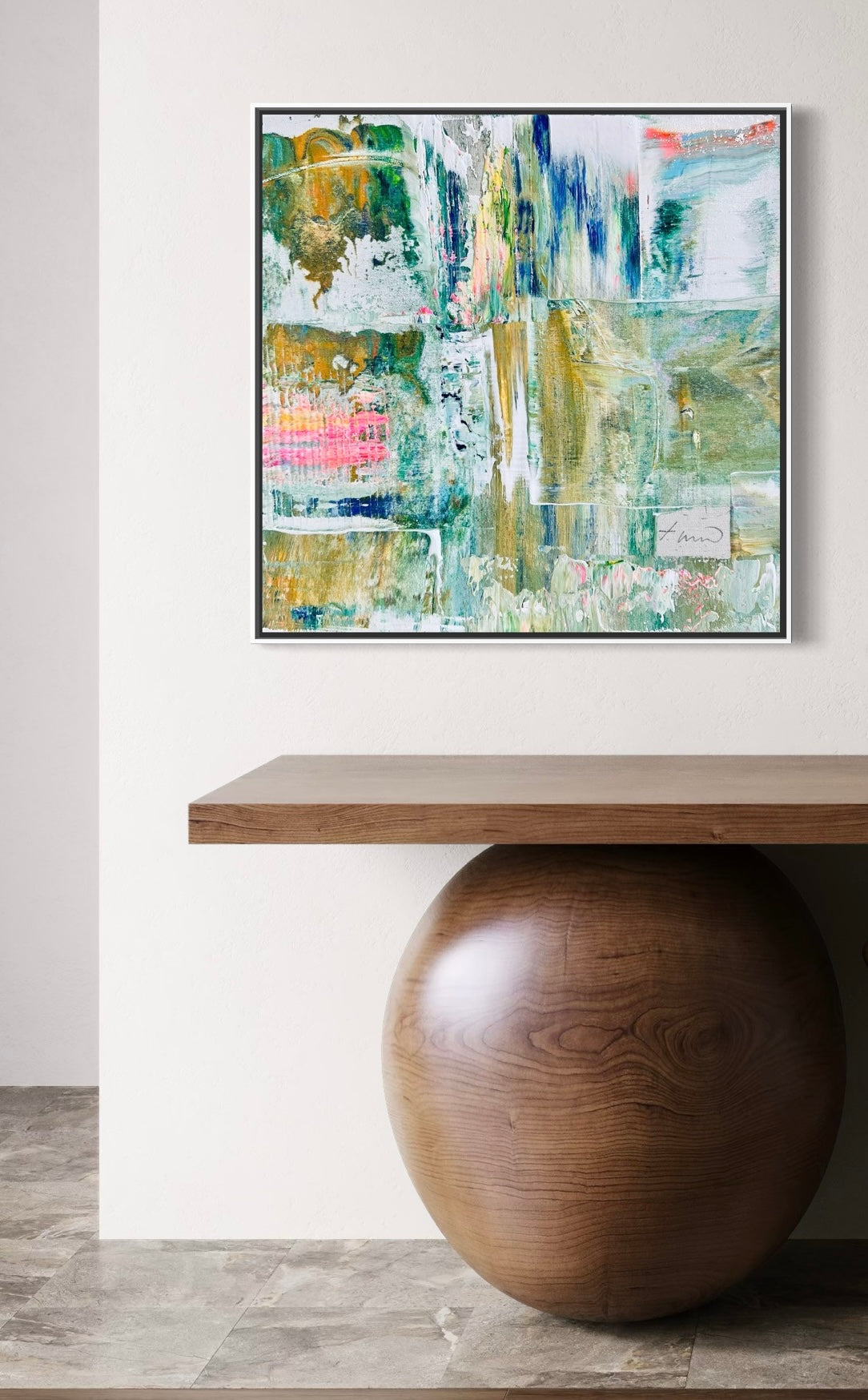 DURCH DEN WIND / 40 X 40 CM LEINWAND