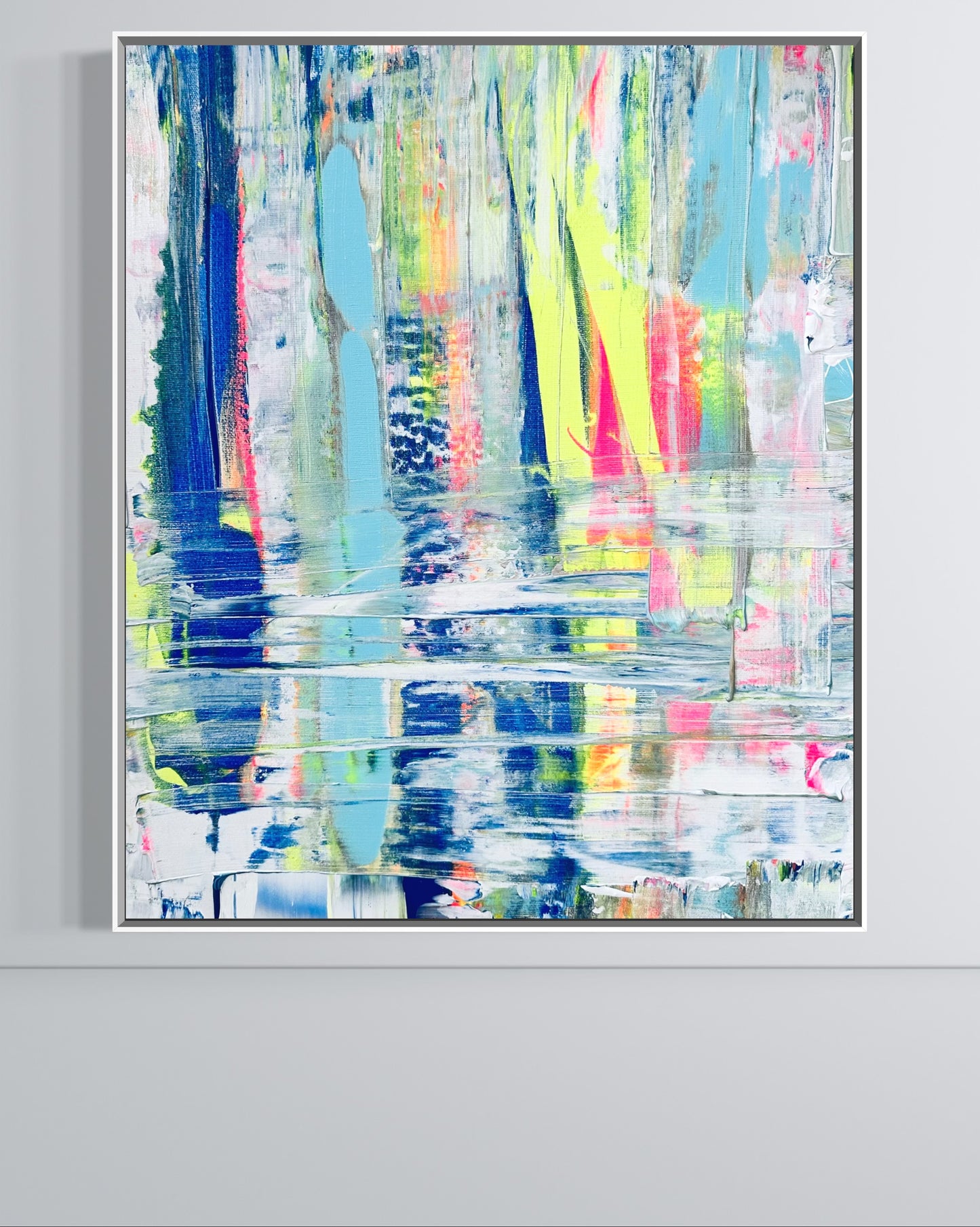 ALPENÜBERQUERUNG / 50 X 60 CM LEINWAND