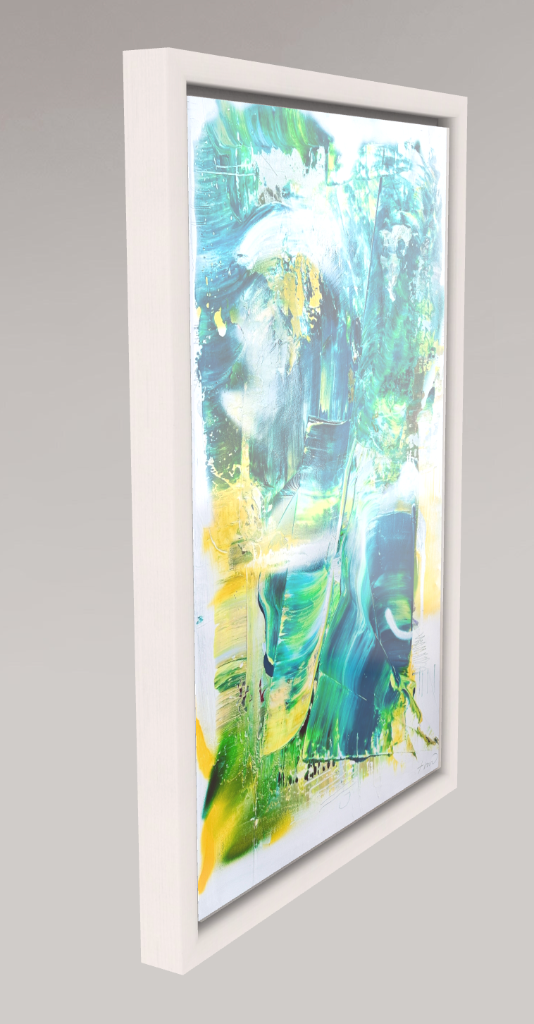 GREEN LINE - ALU DIBOND FRAMED