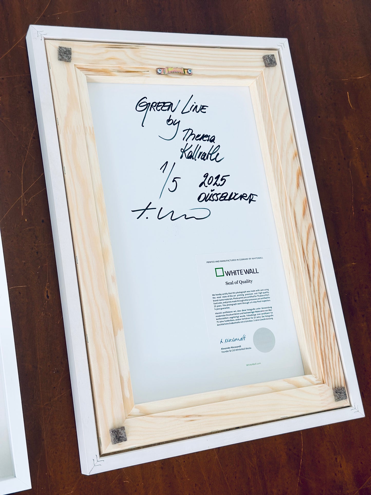 GREEN LINE - LTD. ALU DIBOND EDITION